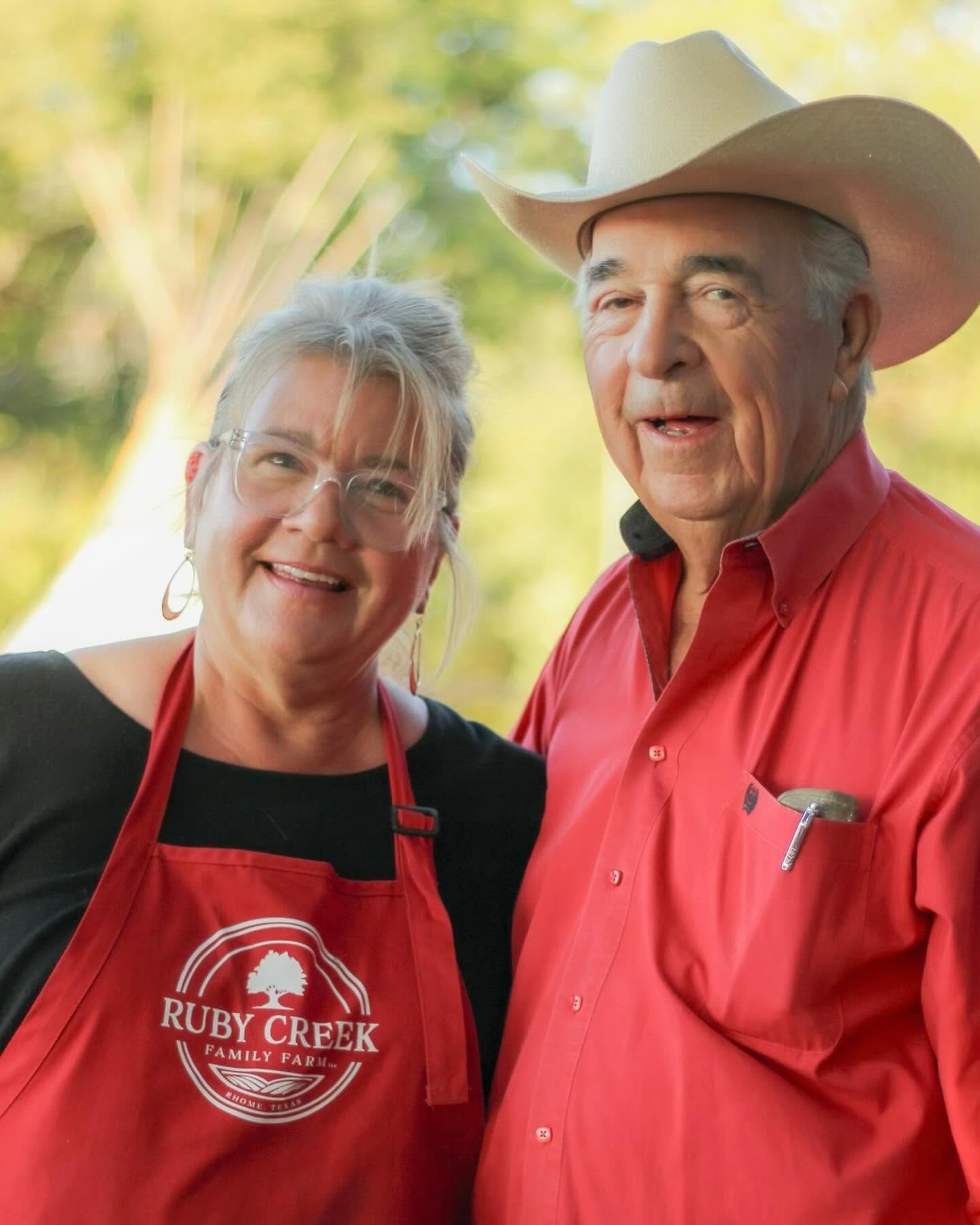 Tom Peterson and his daughter Stacy Boyer at Ruby Creek Family Farm