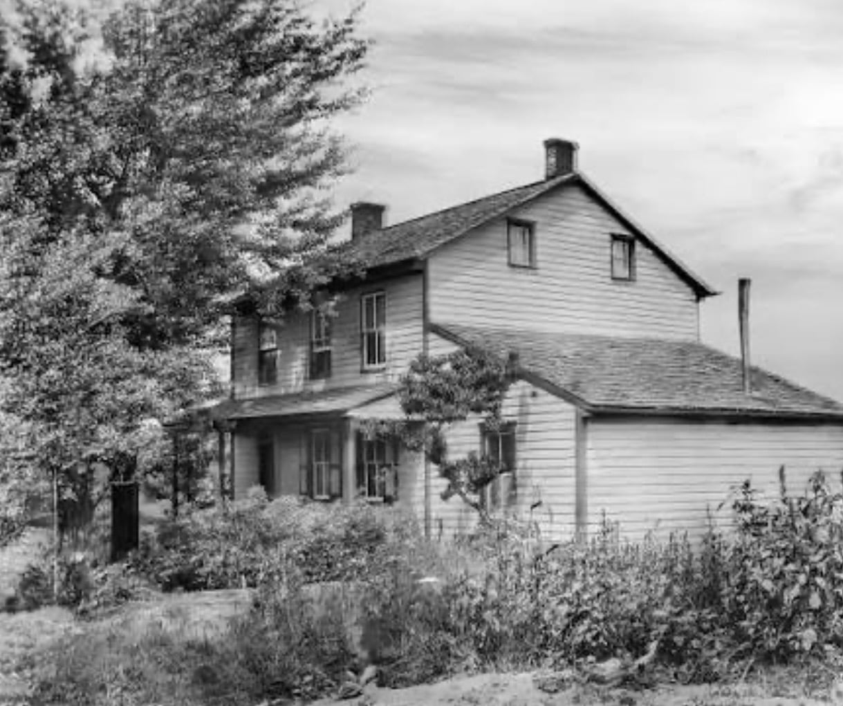 Ernest and Ruby Peterson on the homestead at Ruby Creek, 1938
